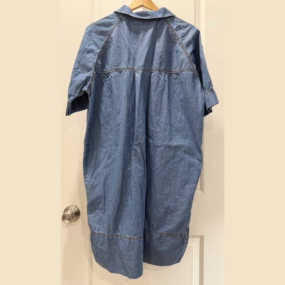 Banana Republic Denim Dress with POCKETS! | Sz M - Picture 2 of 4